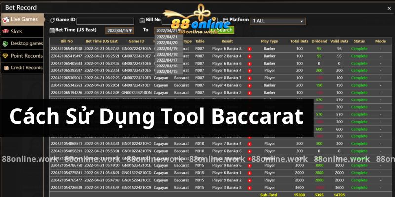 Tìm hiểu về tool Baccarat - Phần mềm dự đoán kết quả Baccarat